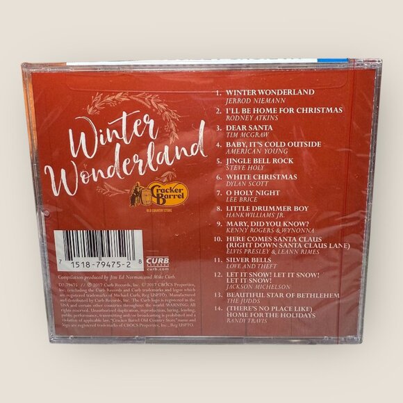 Winter Wonderland Country Christmas CD Top Country Artists Cracker Barrel - Picture 2 of 2